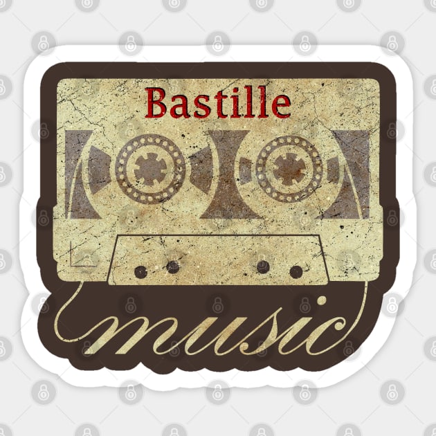 cassettetape vintage Bastille Sticker by ElaCuteOfficeGirl Waving Hand